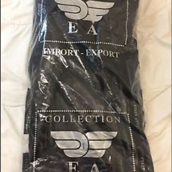 EA collection black Faux Leather Jacket. - Picture 6 of 7